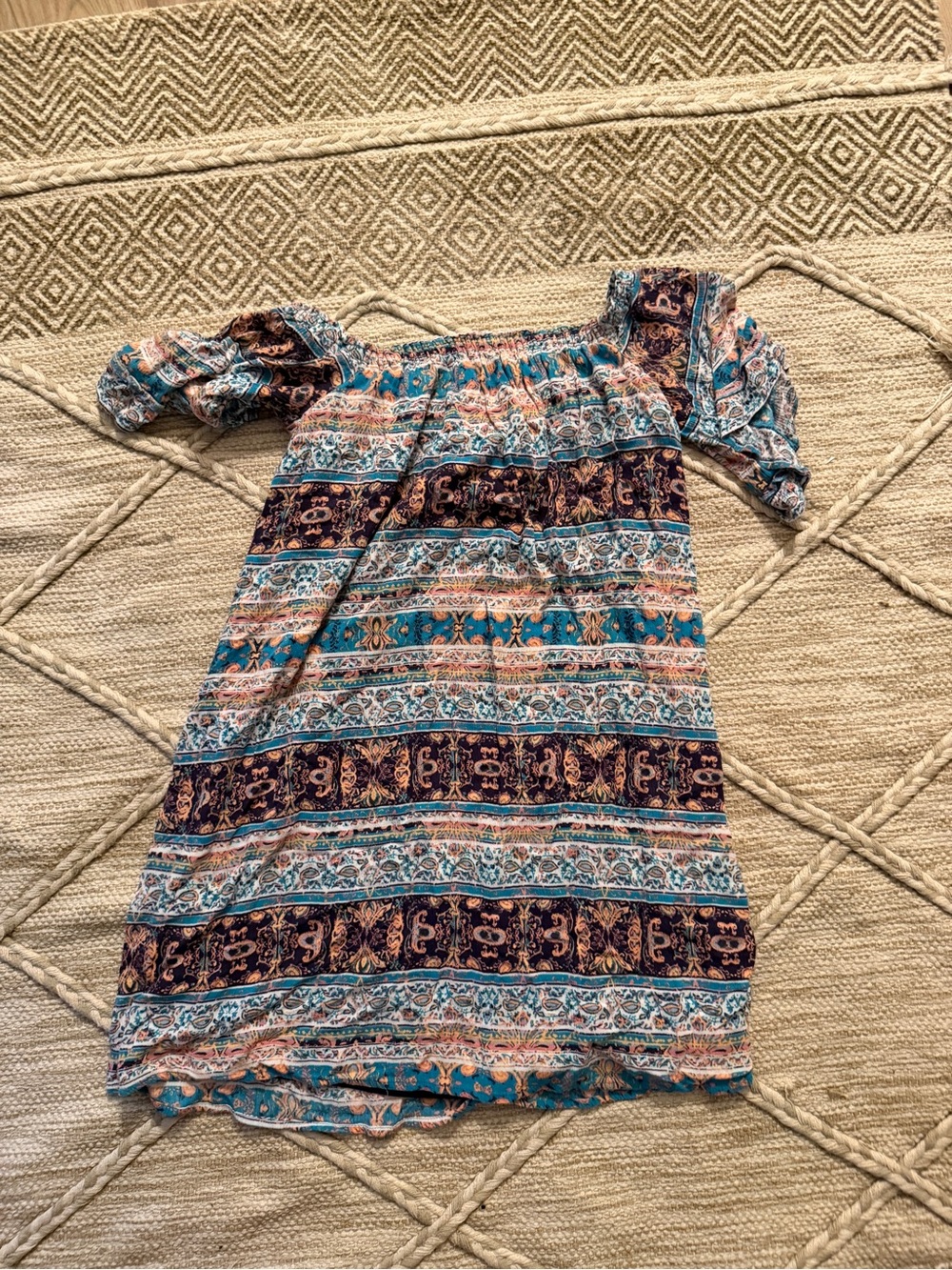 Xhilaration Boho Off-Shoulder Dress Size Small